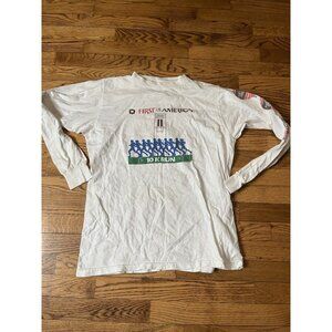Vintage First of America 10k Fun Run Long Sleeve endless summer tshirt OS